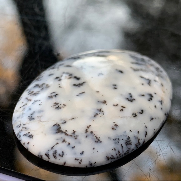 Intricate & gorgeous Jewelry Grade Dendritic Opal Cabochons Lot #2 - Picture 8 of 16